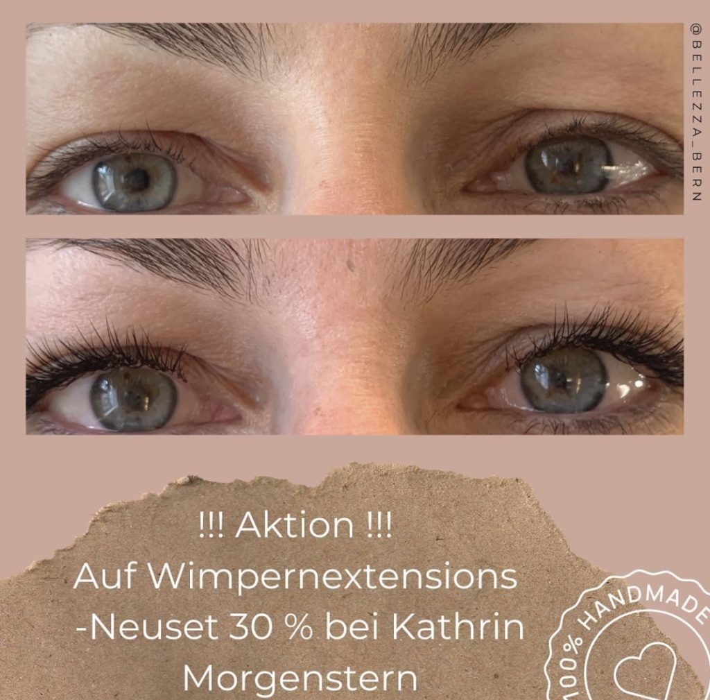 Aktion Wimpernverlängerung